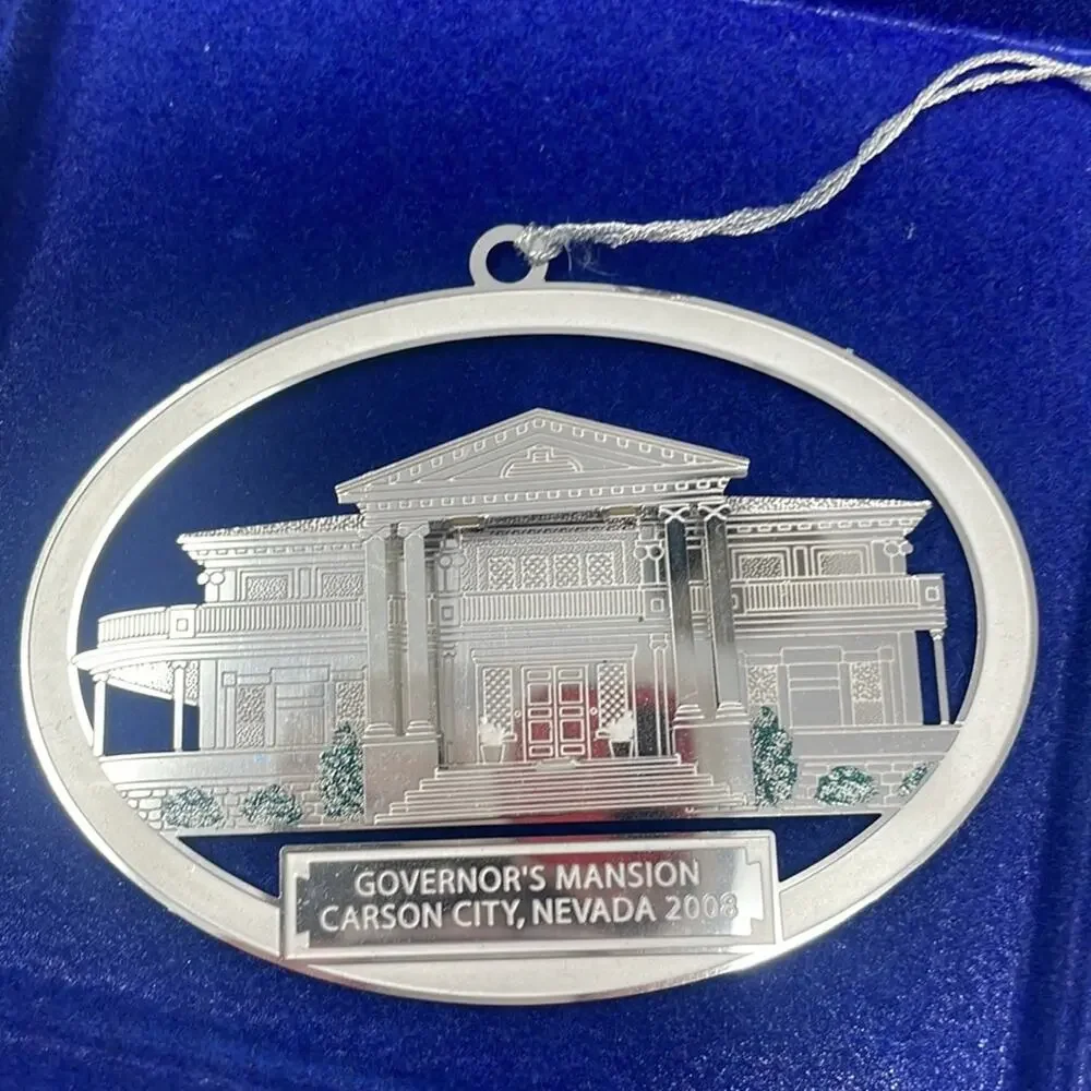 Bundle of 8 Carson City, Nevada yearly ornaments